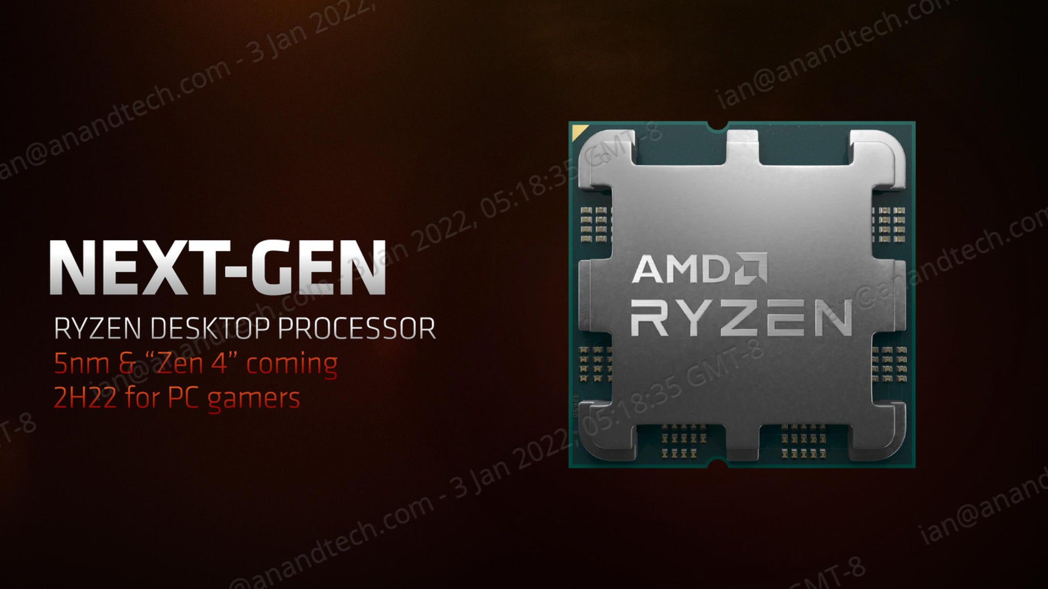 New Amd Ryzen CPU 2022