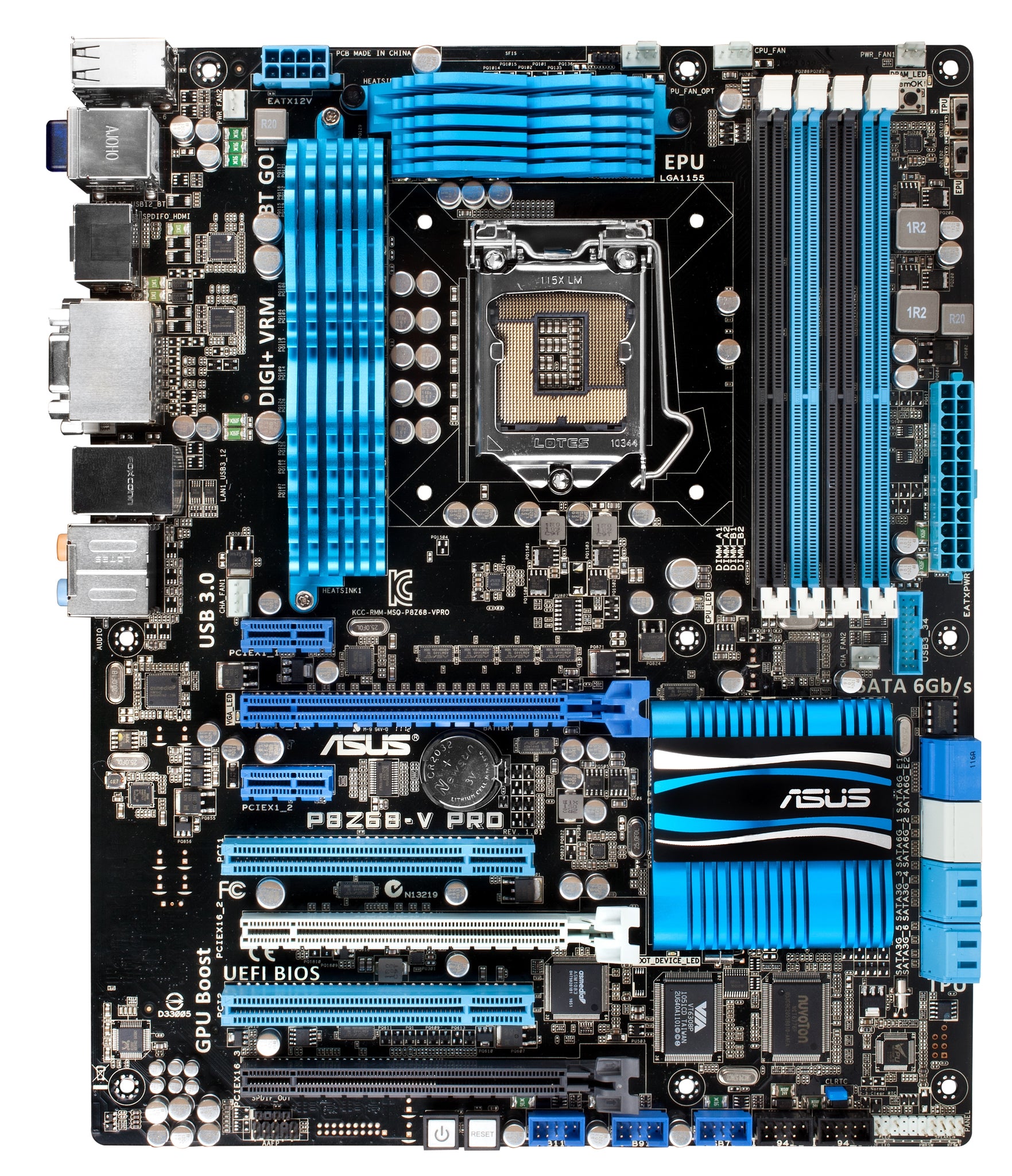 Asus P8z68-V CPU Support