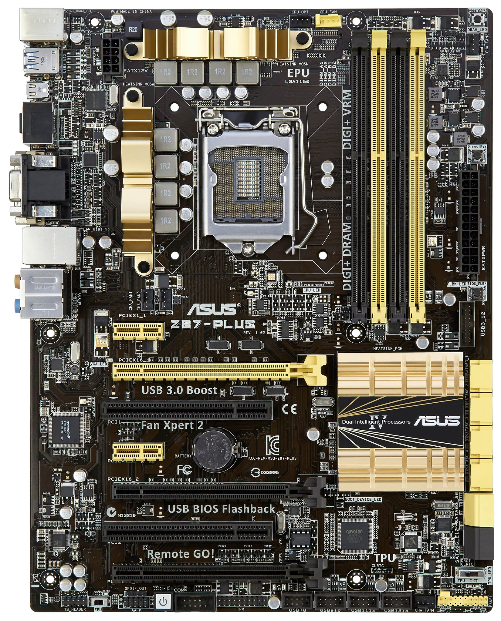 Asus Z87 Plus CPU Compatibility