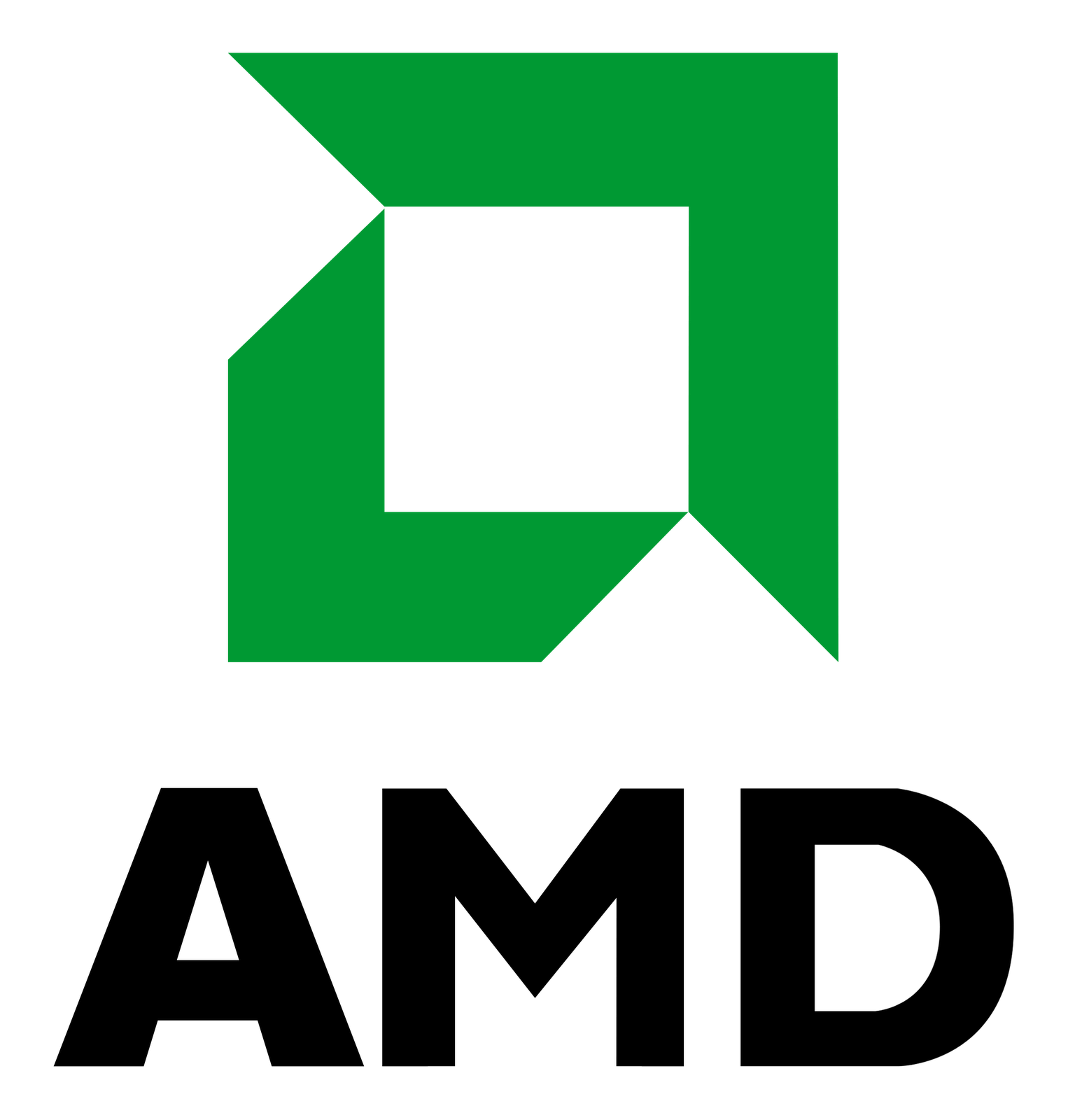 Computer Hardware Green Square Logo