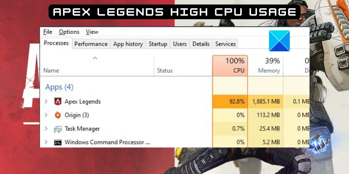 How To Lower CPU Usage Apex Legends