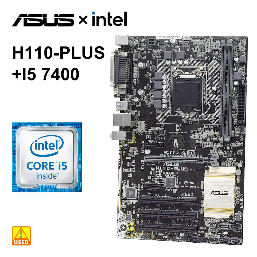 Asus H110 Plus CPU Compatibility