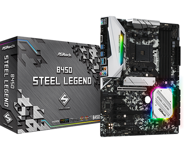 Asrock B450 Steel Legend CPU Compatibility