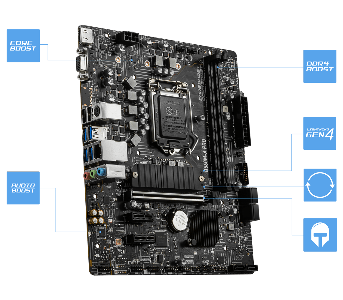 Msi B560M-a Pro CPU Support