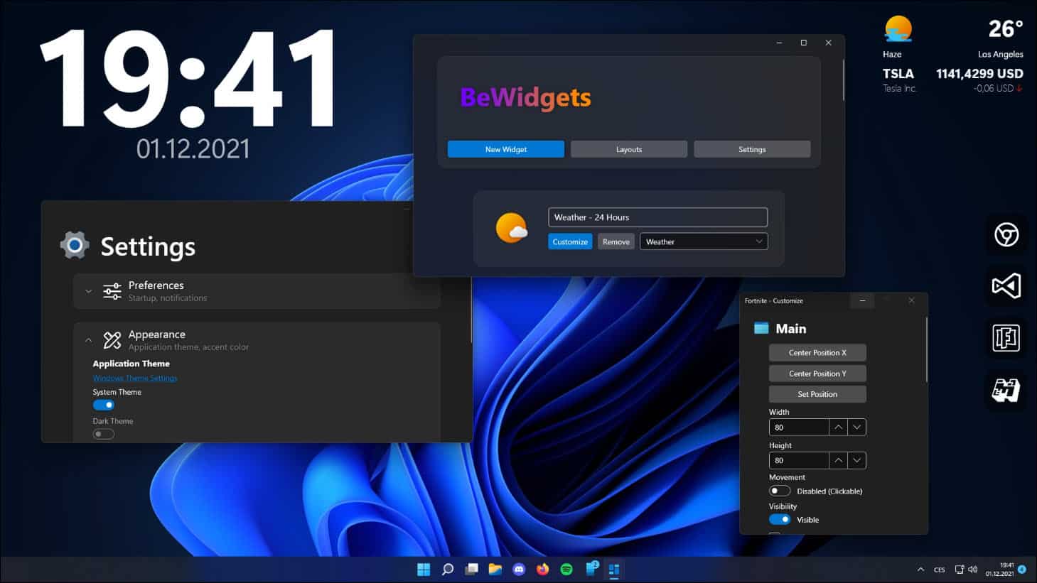 Windows 11 Customization Apps