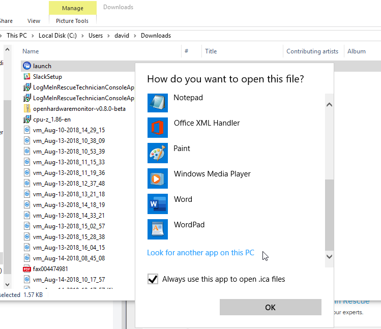 How To Open Ica Files In Windows 8