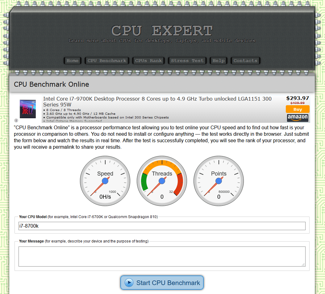 How To Benchmark Your CPU