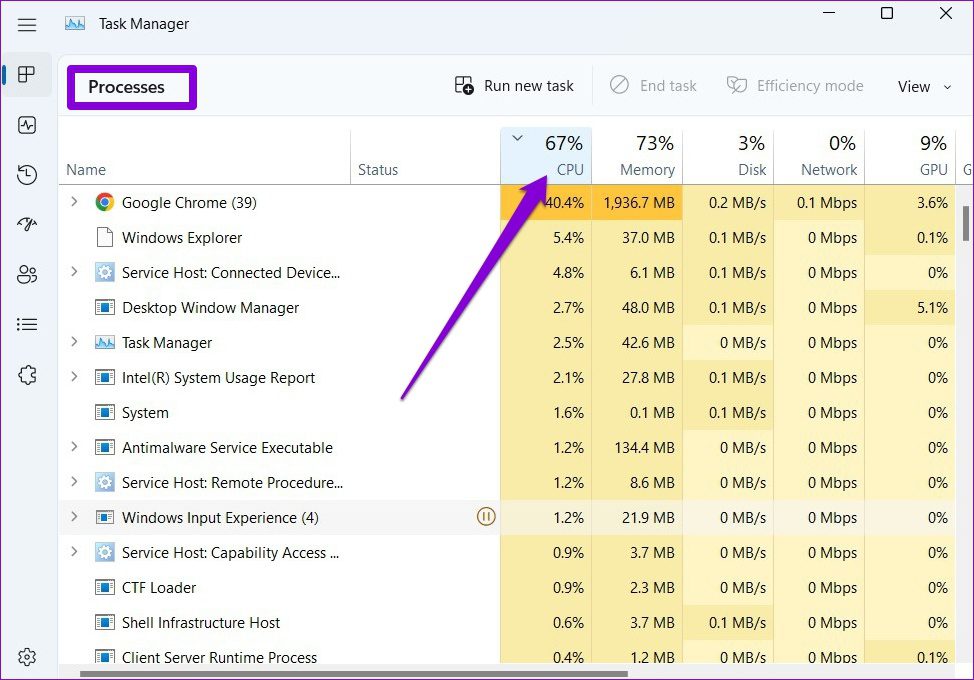 How To Lower CPU Usage Windows 11