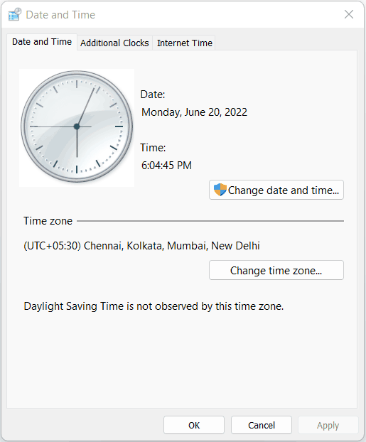 Windows Desktop Analog Clock Date/Time, World Time Clock, Countdown Or