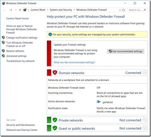 How To Check If Windows Firewall Is Enabled Or Disabled