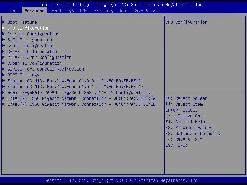 CPU Power Saving Mode Bios