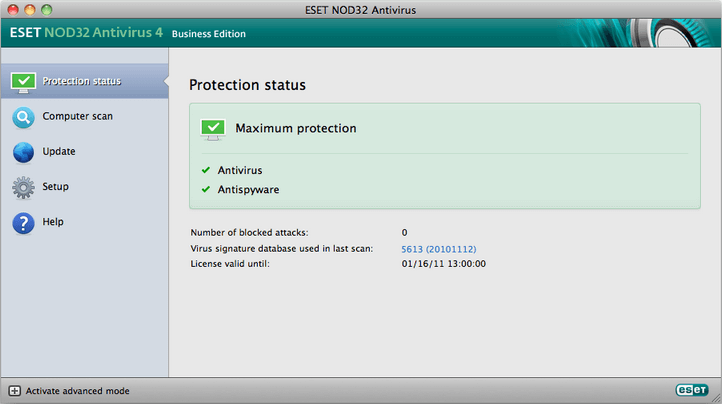 Eset NOD32 Antivirus Business Edition