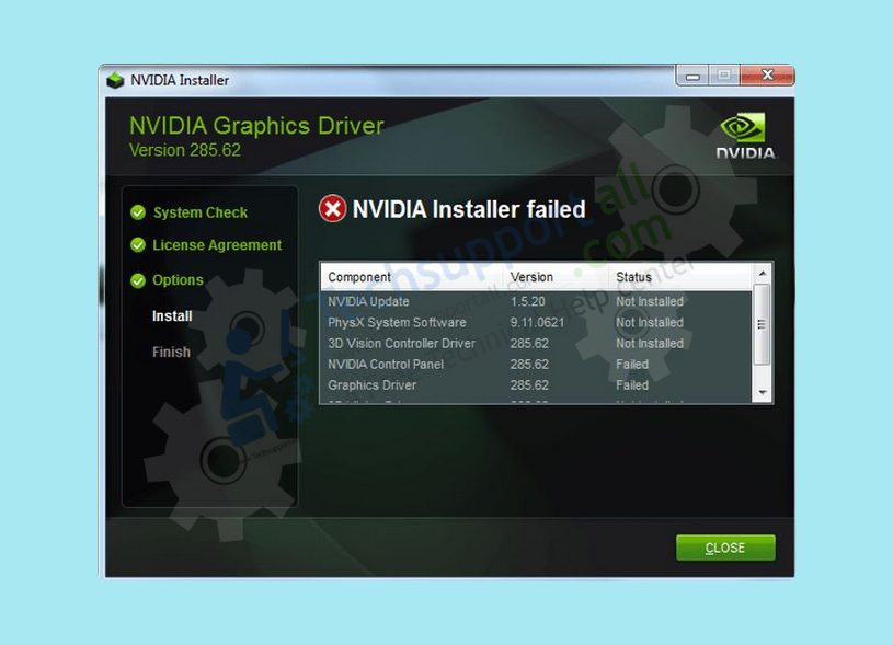 Nvidia Installer Failed Windows 11