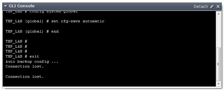 How To Save Configuration In Fortigate Firewall CLI