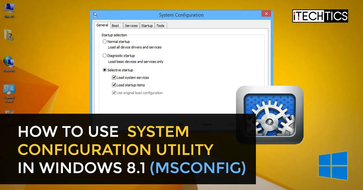 How To Open Msconfig In Windows 8