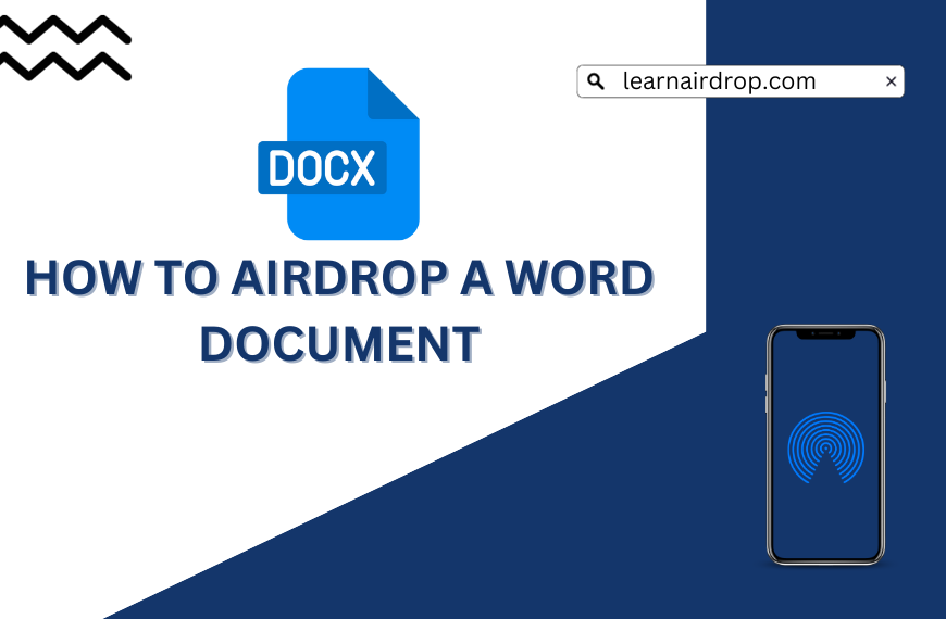 How To Airdrop Microsoft Word Document