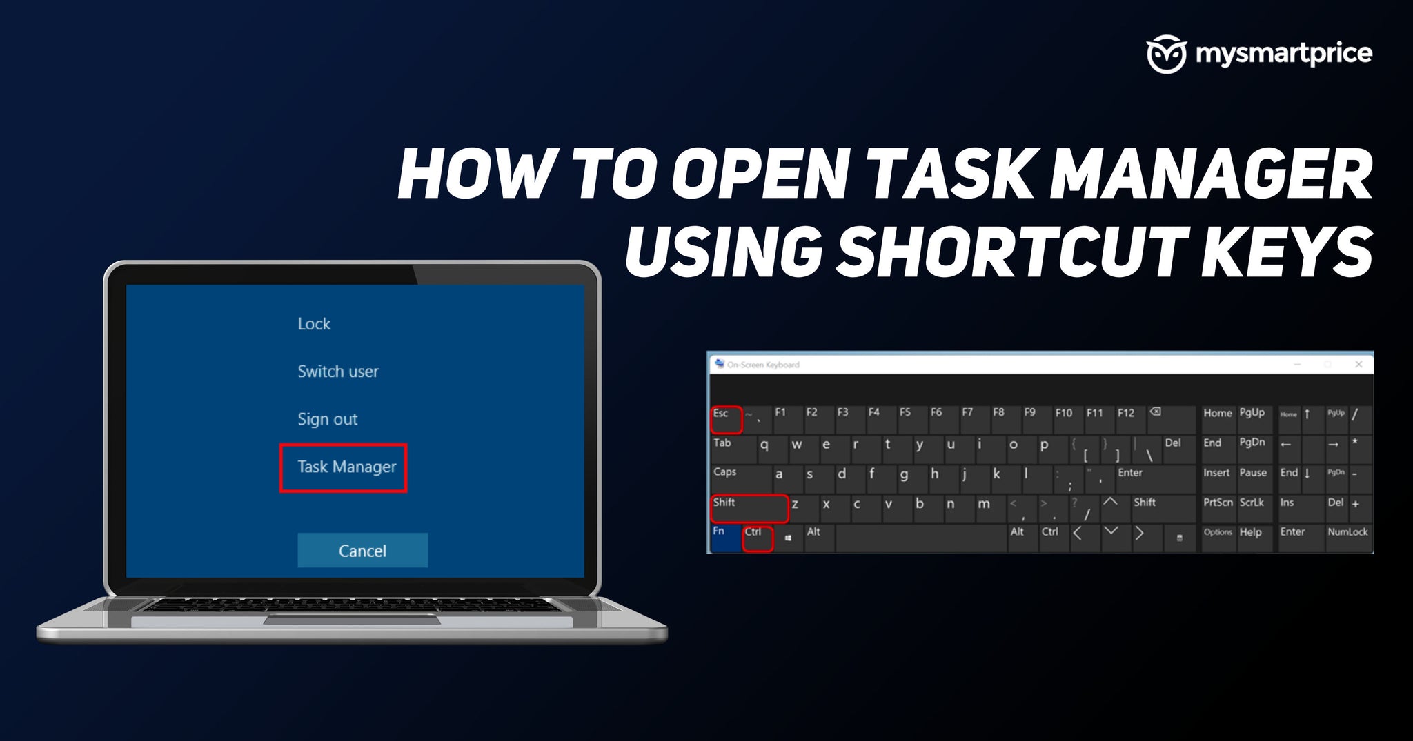How To Open Task Manager Shortcut Key