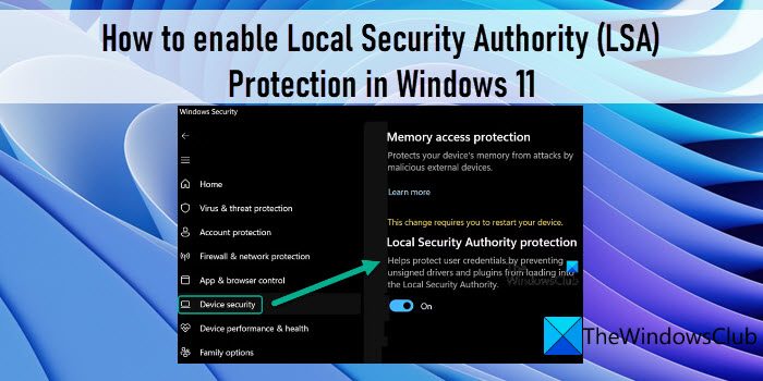 What Is Local Security Authority Protection Windows 11