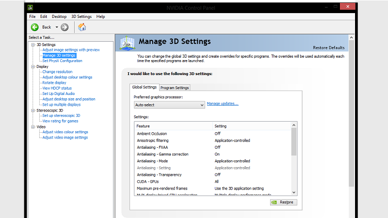 How To Set Nvidia As Primary Graphics Card