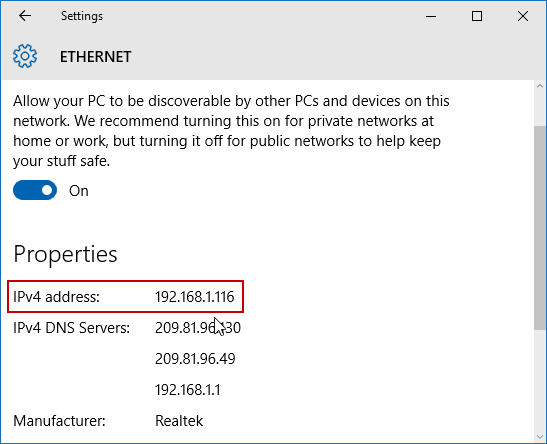 How To Find Ip Address On Windows 10