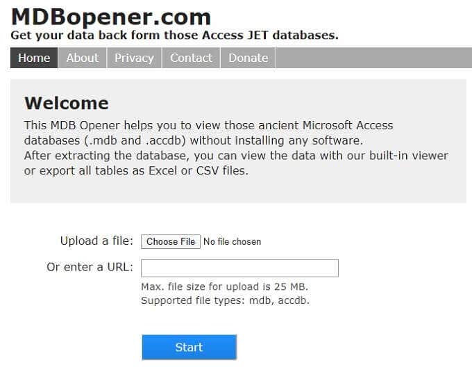 How To Open Microsoft Access Files Without Access