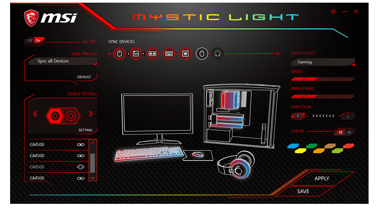 Msi Mystic Light Graphics Card