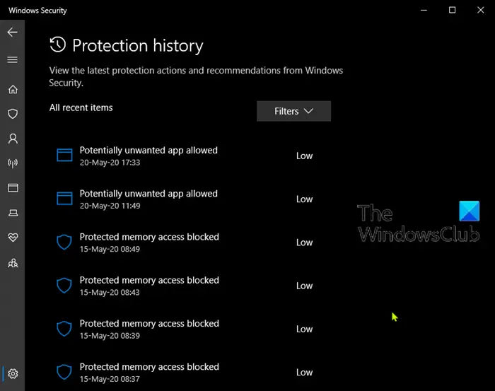 Protection History Remove How To Clear Protection History In Windows Security