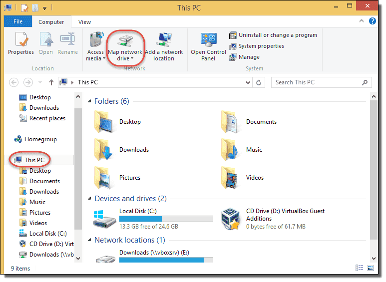 How To Map Network Drive In Windows 8.1