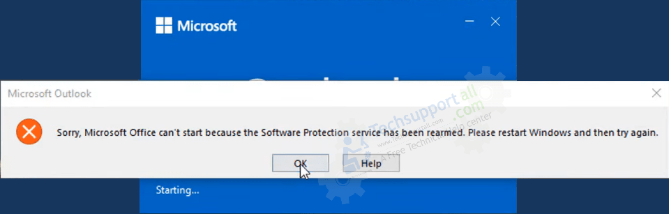 Sorry Microsoft Office Can’t Start Because The Software Protection