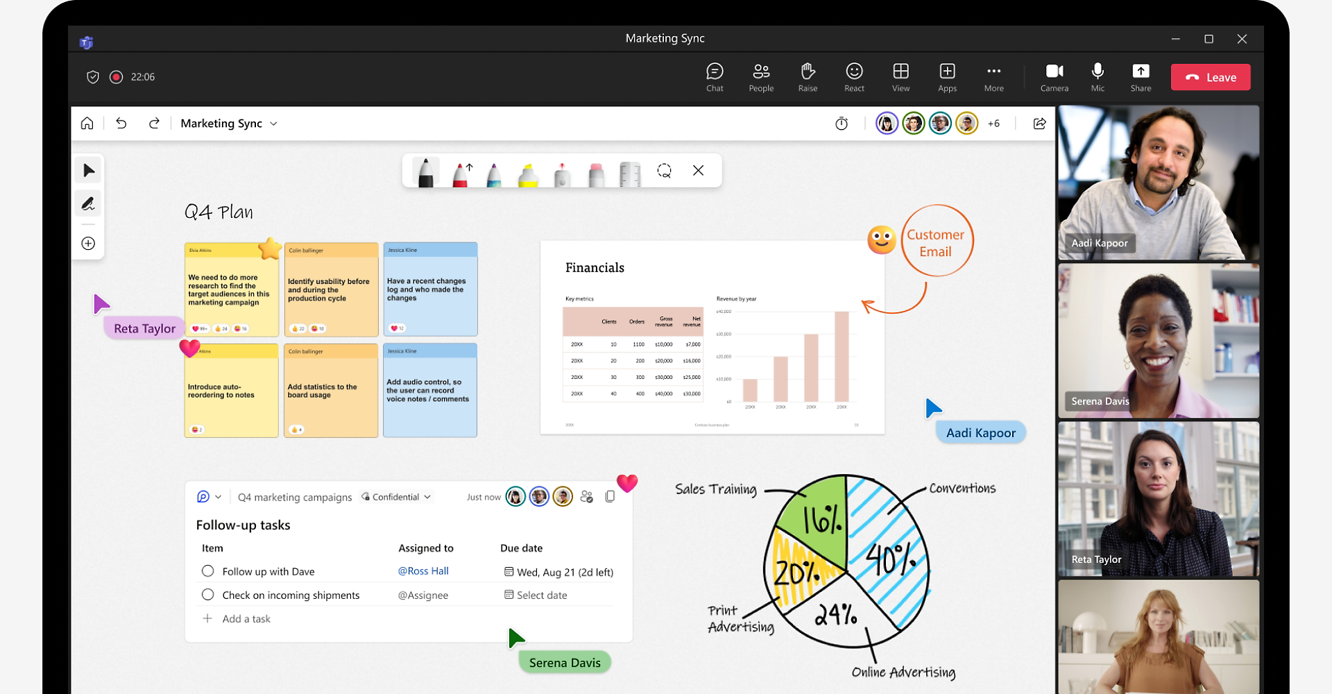 Whiteboard de Microsoft 365 Teams