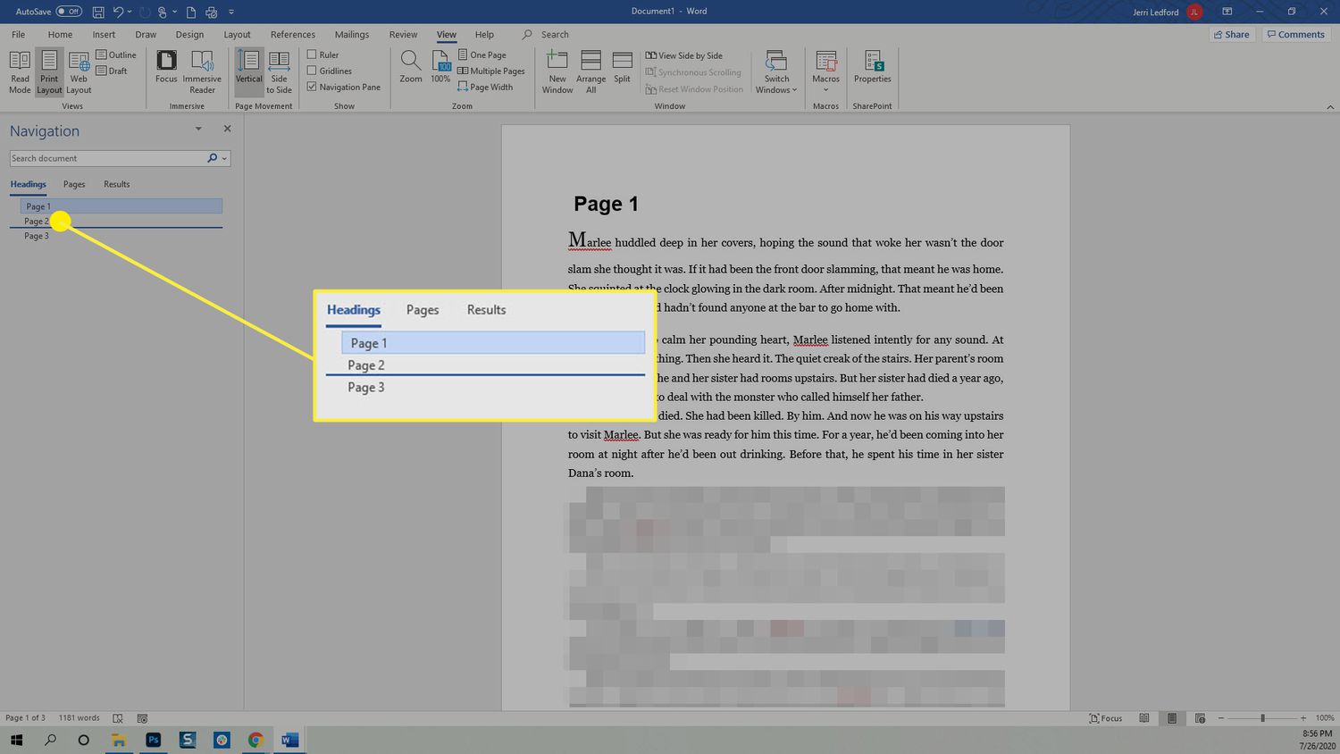 Microsoft Word How To Move Pages