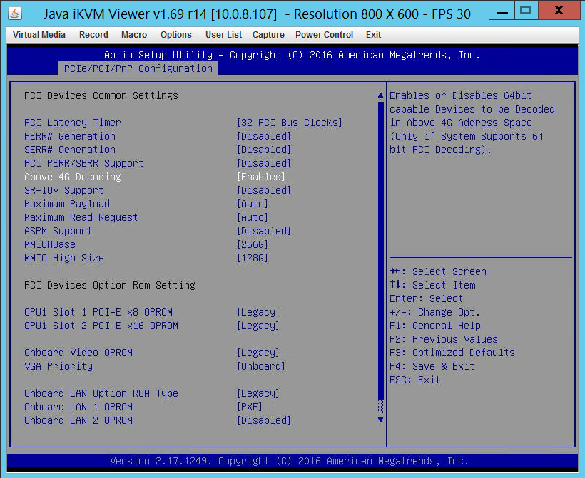 Bios Settings For Nvidia Graphics Card