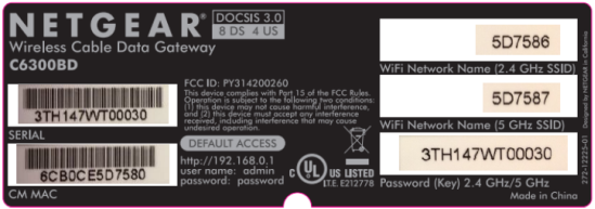 How To Find Cox Network Security Key