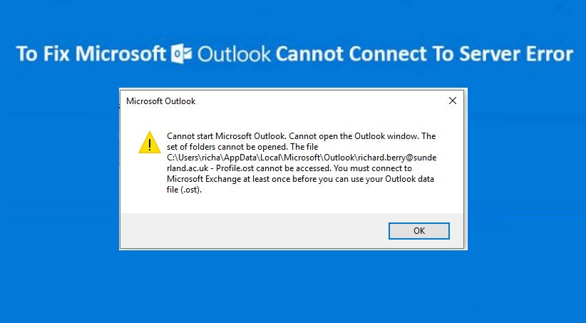 Microsoft Office Cannot Connect To Server