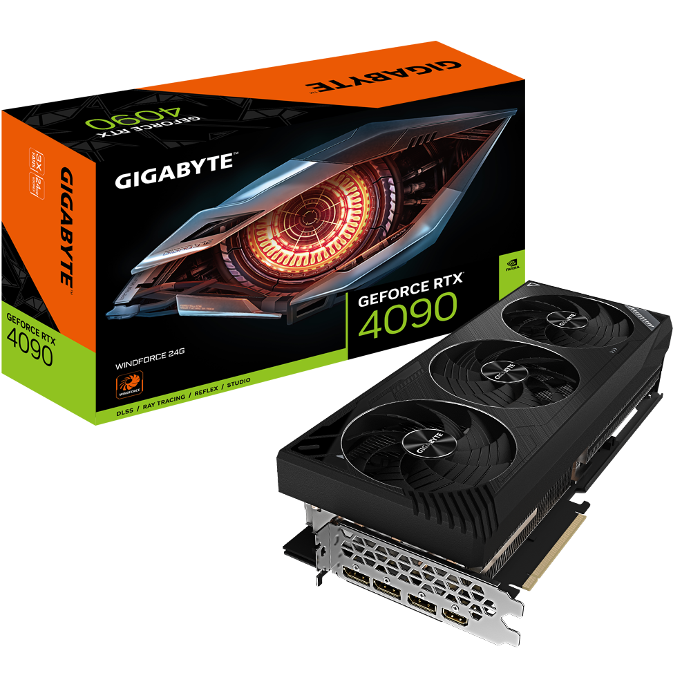 Gigabyte Geforce Rtx 4090 Windforce Graphics Card