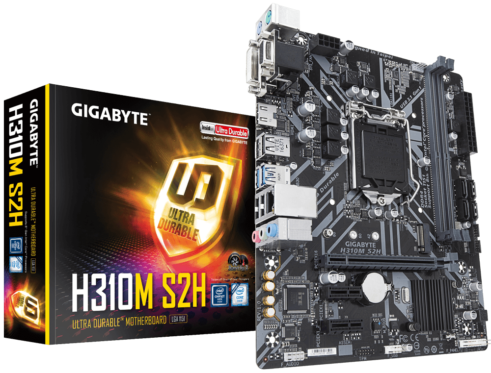 Gigabyte H310M S2h CPU Support List