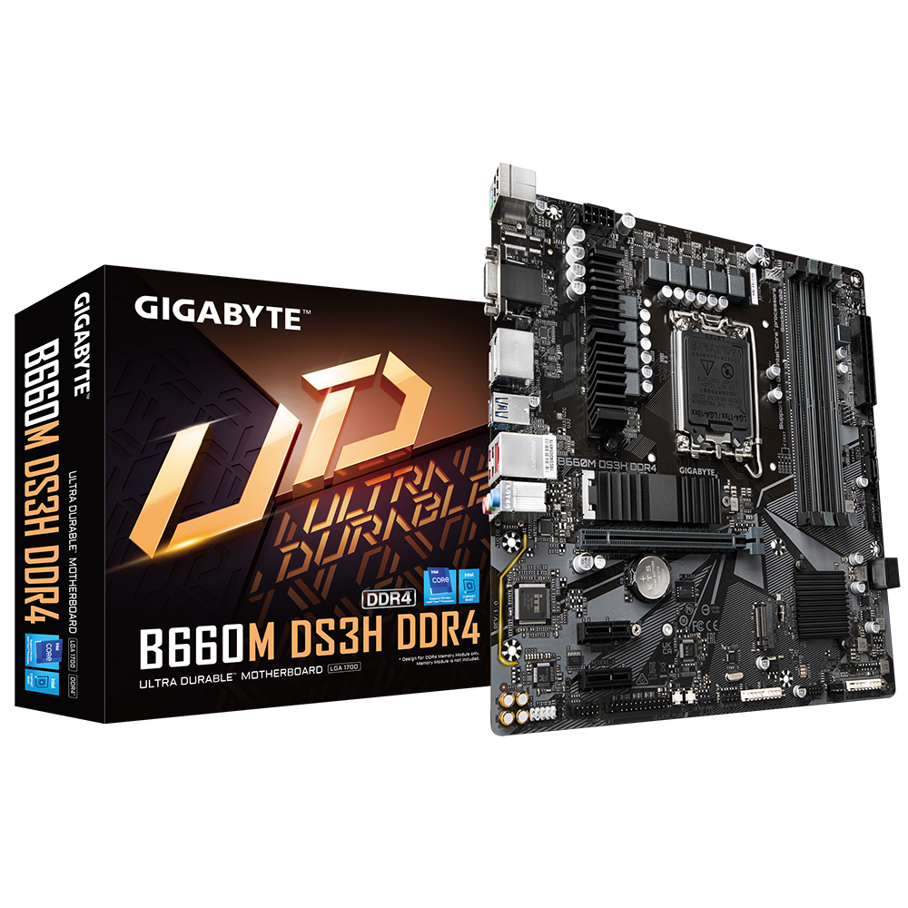 Gigabyte B660M Ds3h DDR4 Compatible CPU