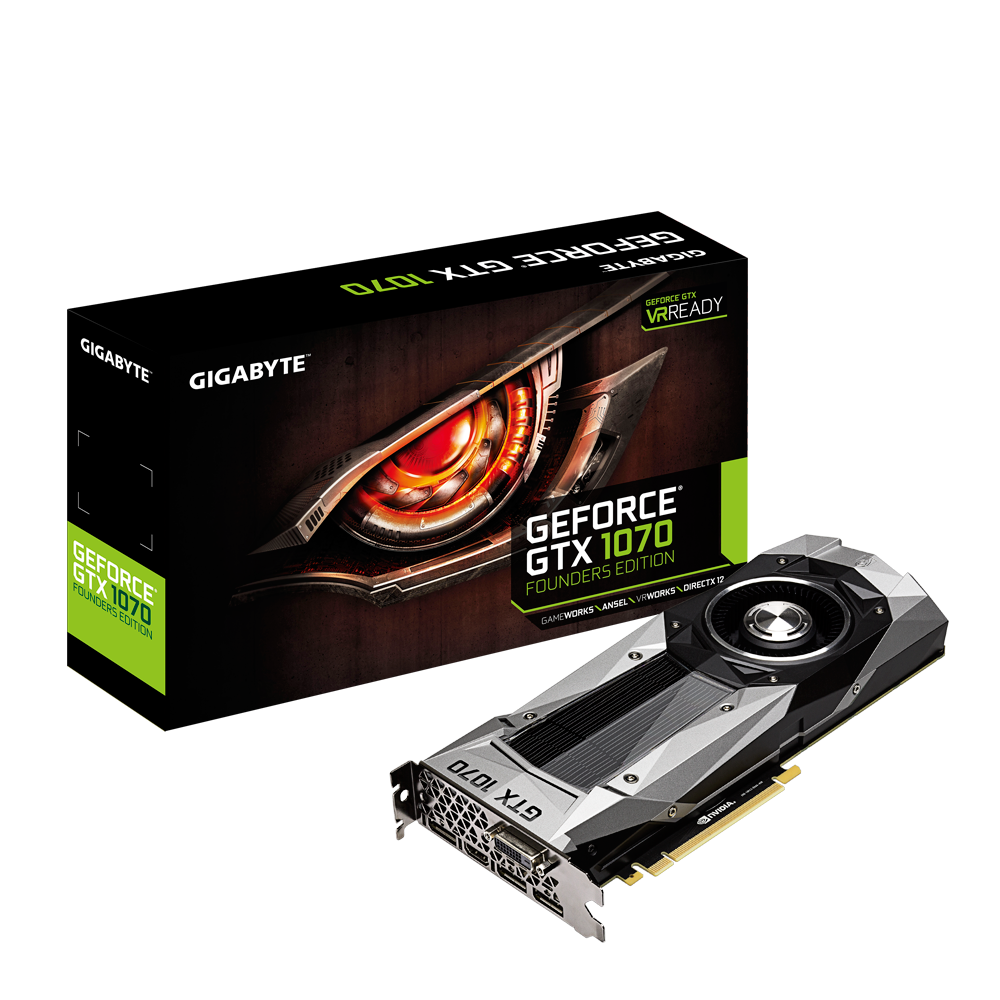 Nvidia Geforce Gtx 1070 Founders Edition 8GB GDDR5 Graphics Card