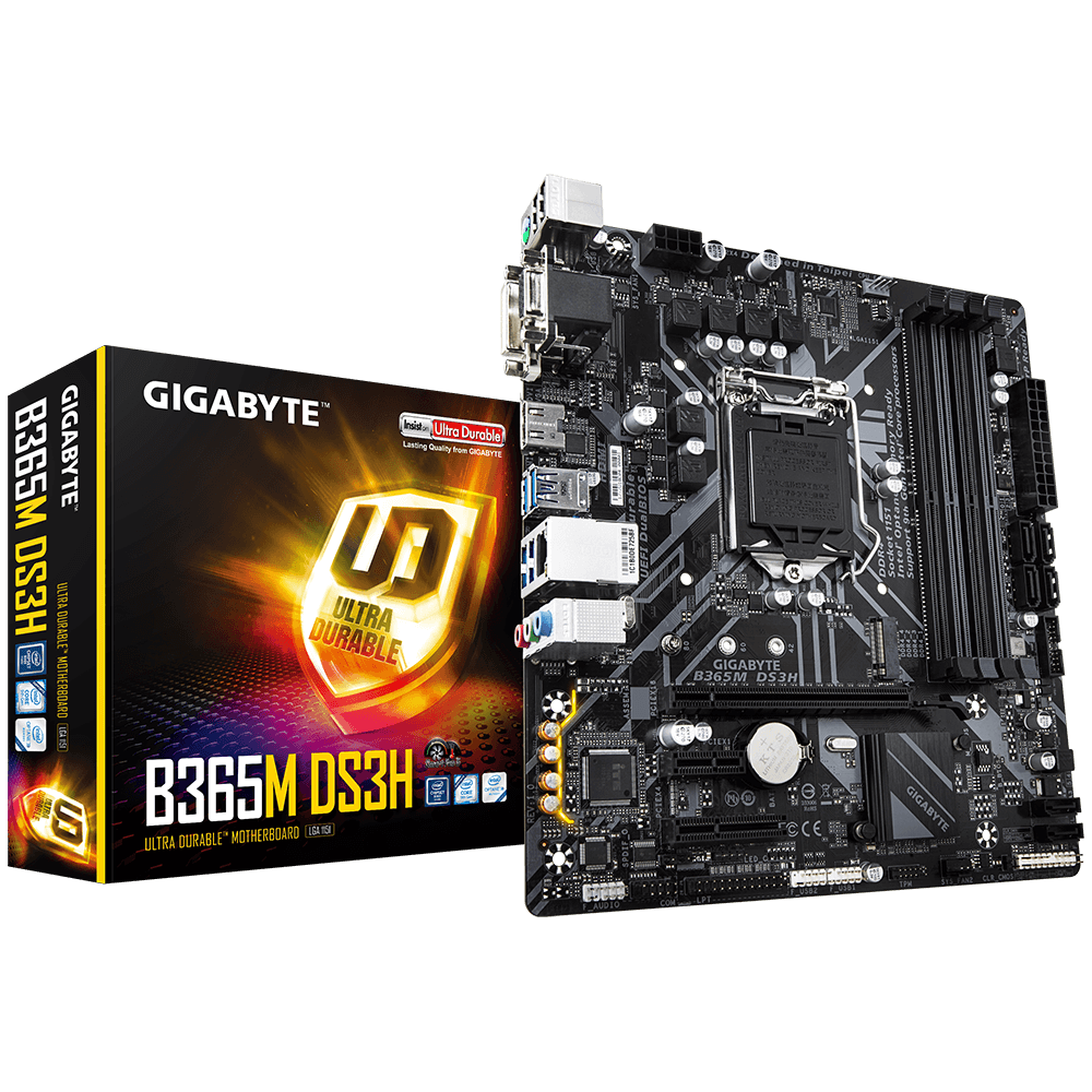 Gigabyte B365M Ds3h Compatible CPU