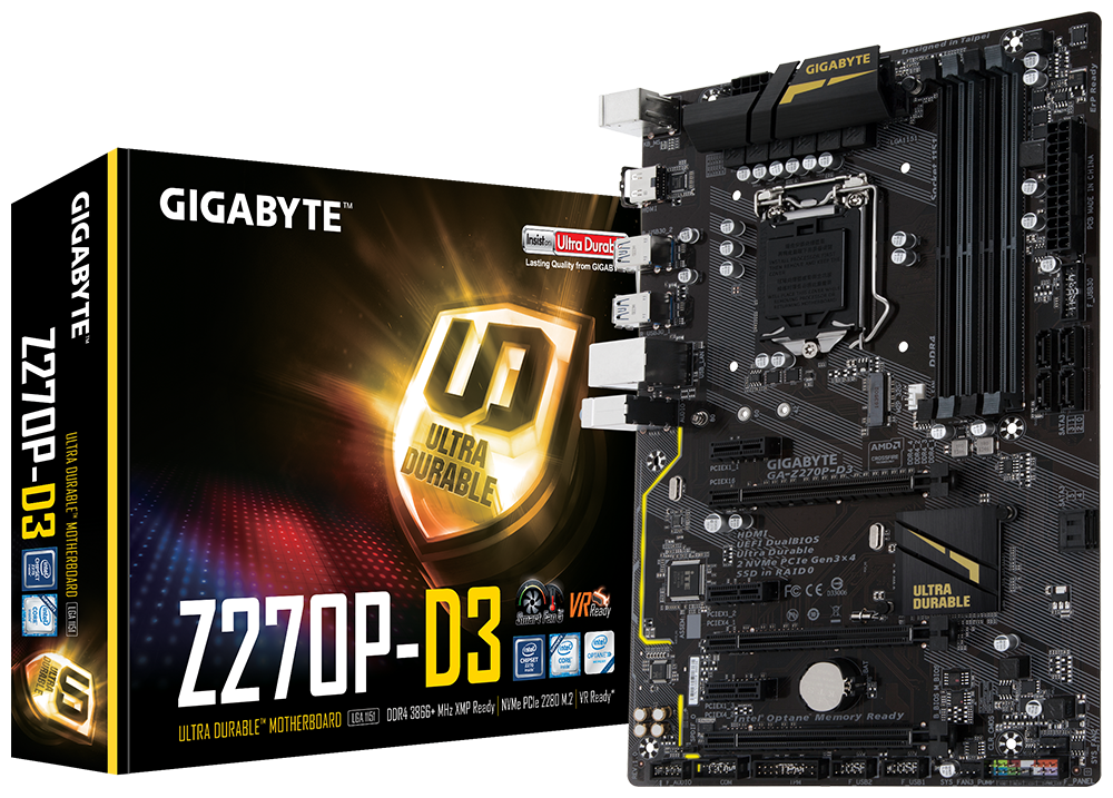 Gigabyte Z270p-D3 CPU Support