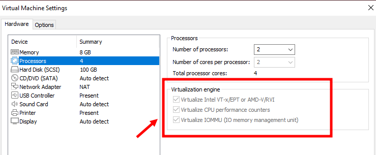 CPU Does Not Support Virtualization