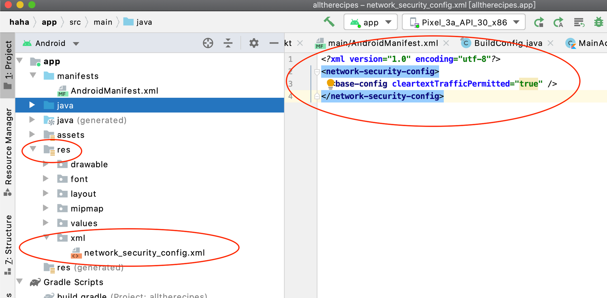 Network Security Config Xml Android