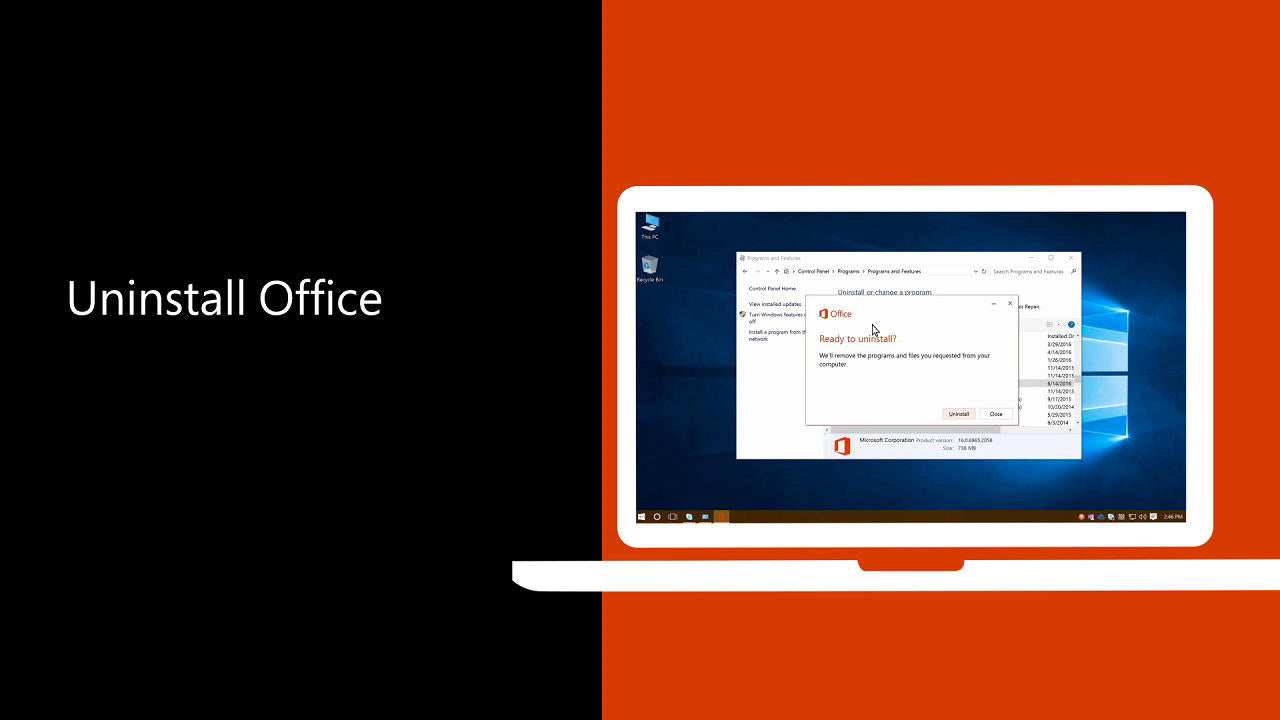 How To Uninstall Office 365 On Windows 10