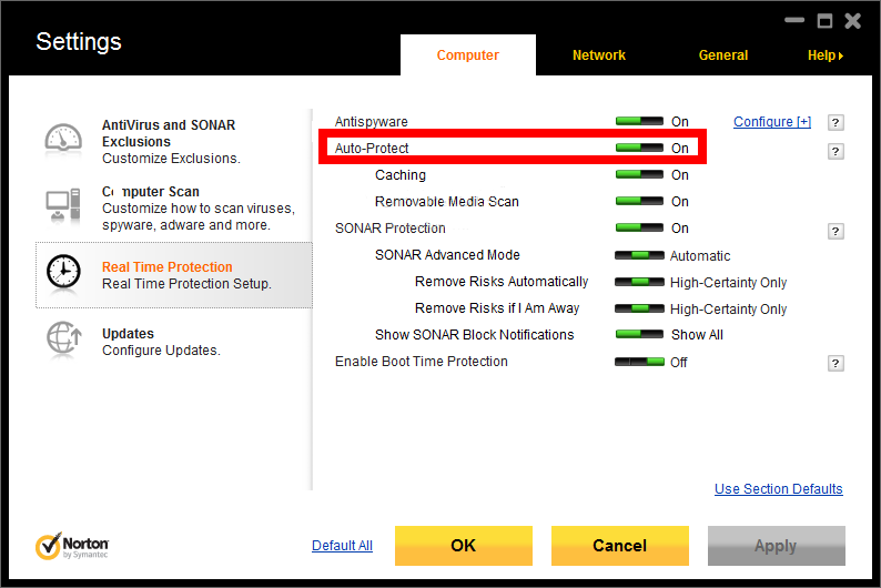 How To Change Firewall Settings Norton Internet Security