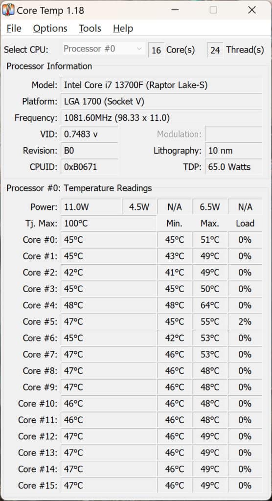Temperature CPU Should Run At