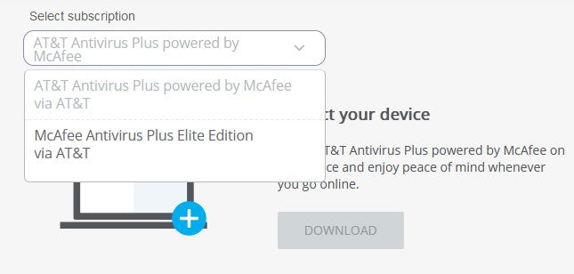 AT&T Antivirus Plus Powered By McAfee