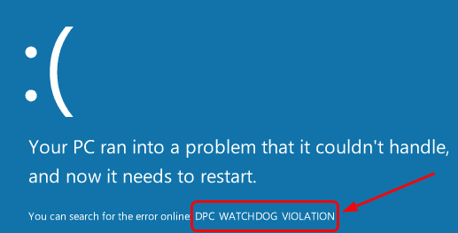 Dpc Watchdog Violation Graphics Card