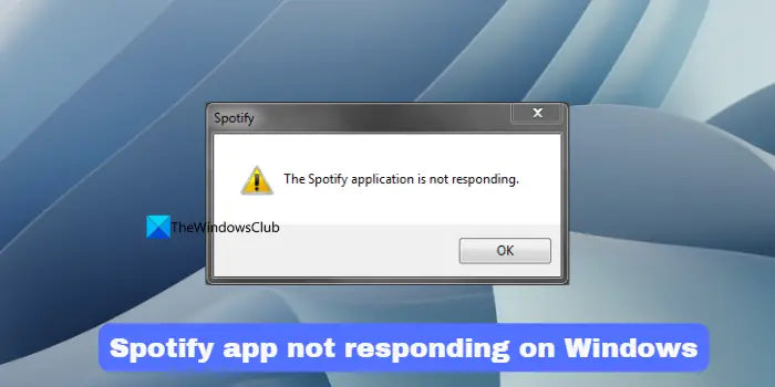 Spotify Not Responding Windows 11