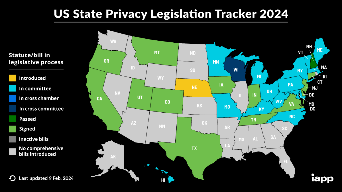 How Many States Have Data Privacy Laws