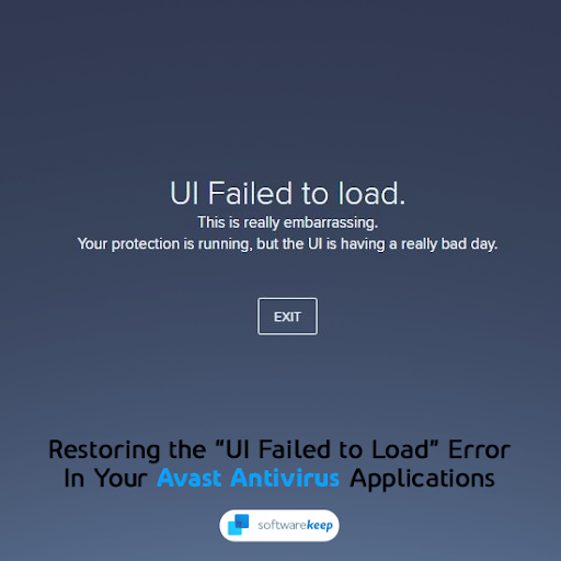 Avast Antivirus UI Failed To Load